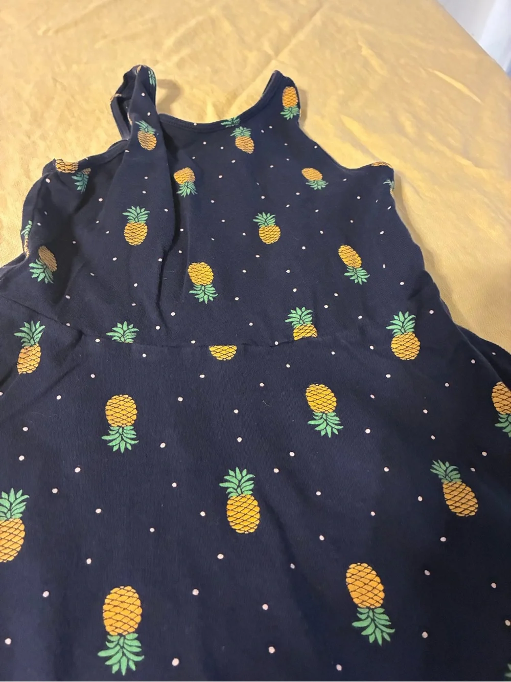 Old Navy Girl’s Small Pineapple Tank Top Dress